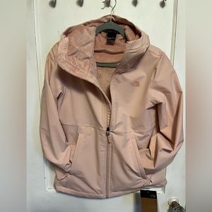 Womens medium north face Shelbe raschel Evening sand Pink , super soft inside